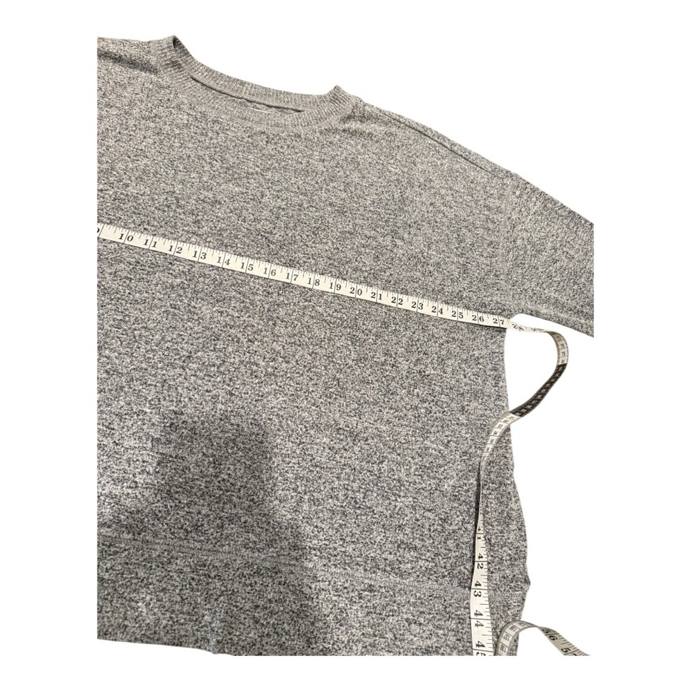 Lucky Brand Gray Knit Pullover Sweater XXL Runs Small Cozy Stretch - Picture 5 of 7